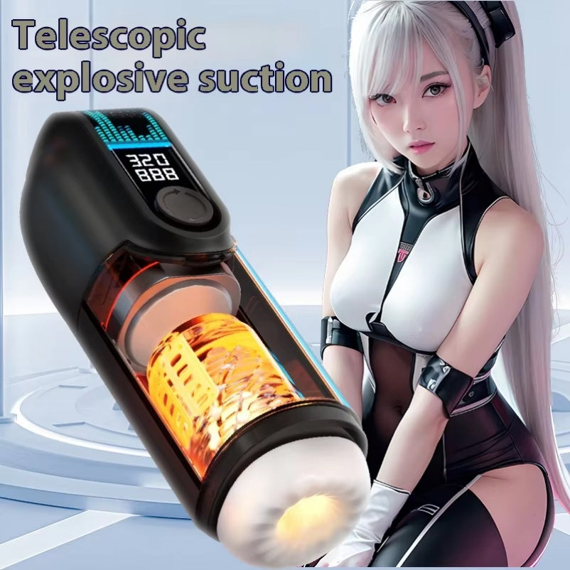 Vibrador para Pene de Succión Automática - Masturbador de Hombre para Disfrutar de Mamadas