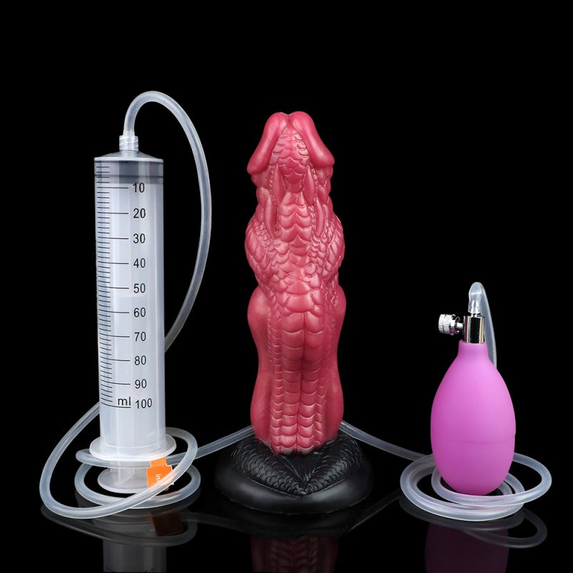 Dragon Fantasy Dildo – Inflatable Dildo with Ejaculation Function for Women