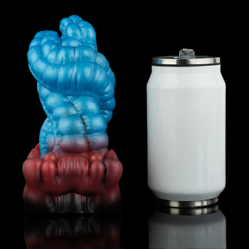 Bonecas Monstro Fantasia para Massagem Peniana - Vagina de Bolso de Silicone Azul para Masturbação Masculina