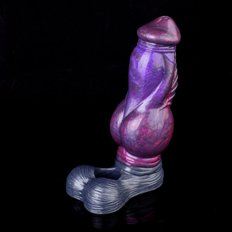 Purple Silicone Penis Extension 4 Inch - Penis Sleeve Insert Design for Men