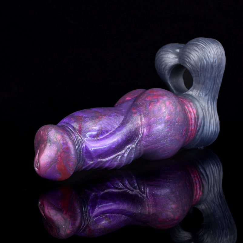 Purple Silicone Penis Extension 4 Inch - Penis Sleeve Insert Design for Men