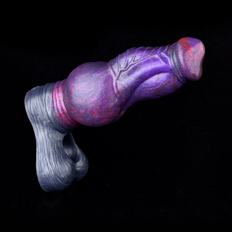 Purple Silicone Penis Extension 4 Inch - Penis Sleeve Insert Design for Men