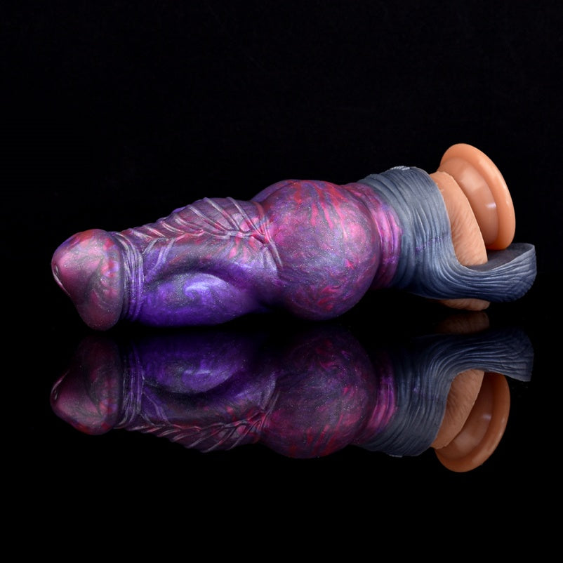 Purple Silicone Penis Extension 4 Inch - Penis Sleeve Insert Design for Men
