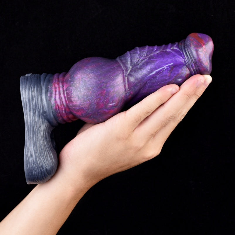 Purple Silicone Penis Extension 4 Inch - Penis Sleeve Insert Design for Men