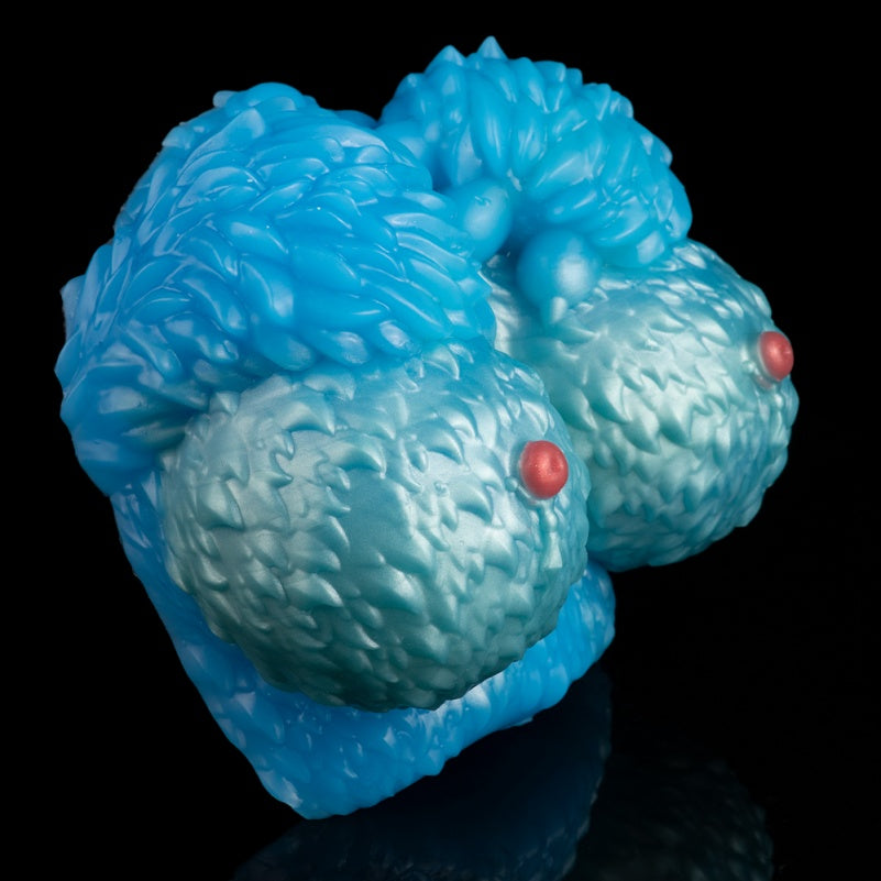 Torso de boneca sexual de fantasia com textura "peluda" - Estimulação por fricção com seios de silicone