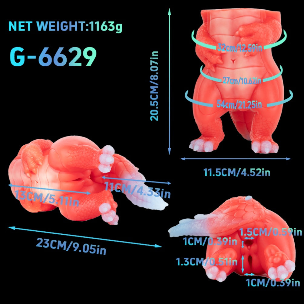 Fantasy Silicone Sex Doll with Dual Channels - Sex Toys for Men and Extreme Masturbation