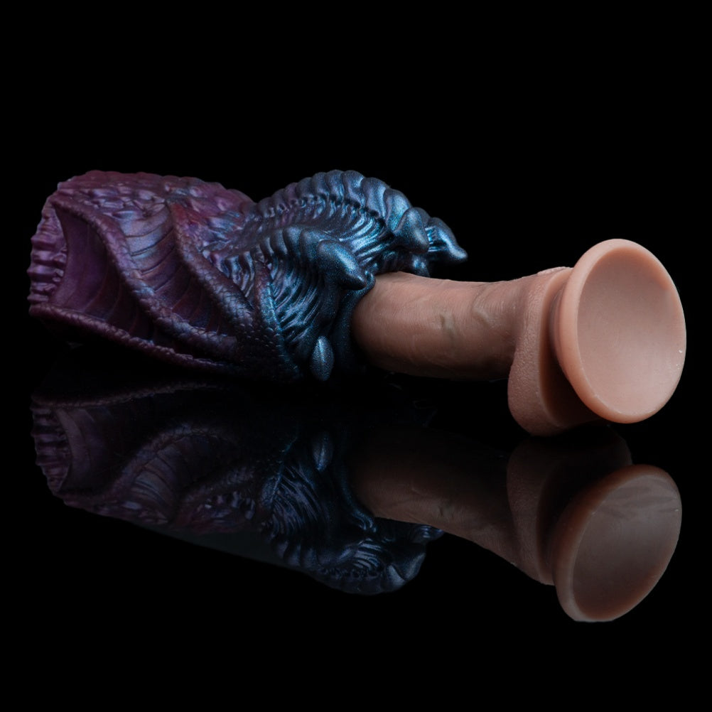 Alien Demon Torso Pussy - Single Channel Silicone Sex Doll for Massage