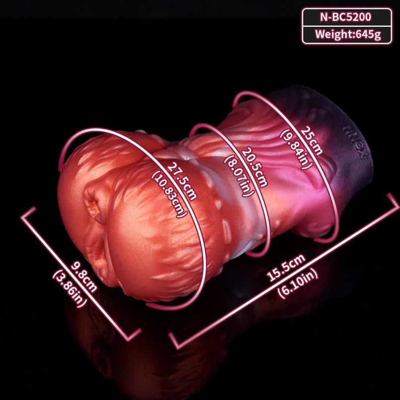 Realistic Silicone Female Torso Sex Doll - Compact with Dual Channel for Male Masturbation