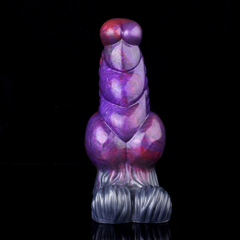 Penes pequeños de silicona en color púrpura oscuro – Accesorio para hombres con penes pequeños (compatible con 6 pulgadas)