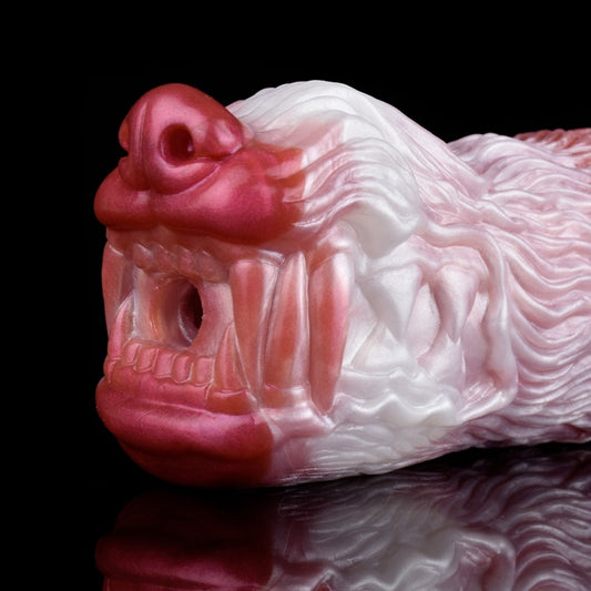 Silicona Pocket Pussy Canina de Fantasía– Masaje Intenso para el Pene con Energía Salvaje