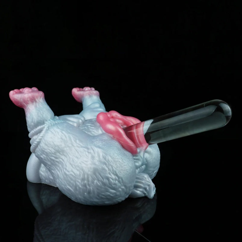 Silicone Sex Dolls Fantasy Animal Headless - Hairy Wolf for Massage and Male Masturbation