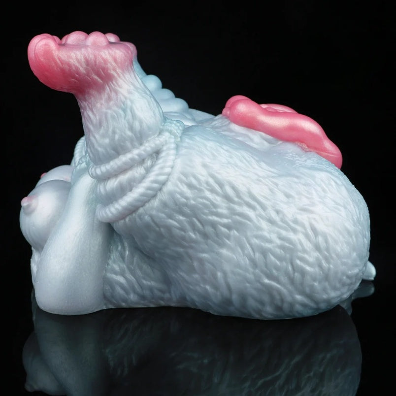 Silicone Sex Dolls Fantasy Animal Headless - Hairy Wolf for Massage and Male Masturbation