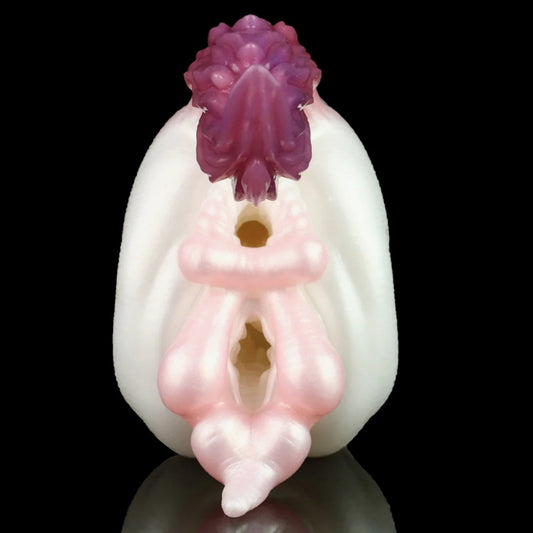 Fantasy Animal Torso Sex Dolls - Dual Channel Masturbator with Skin Texture and Tail