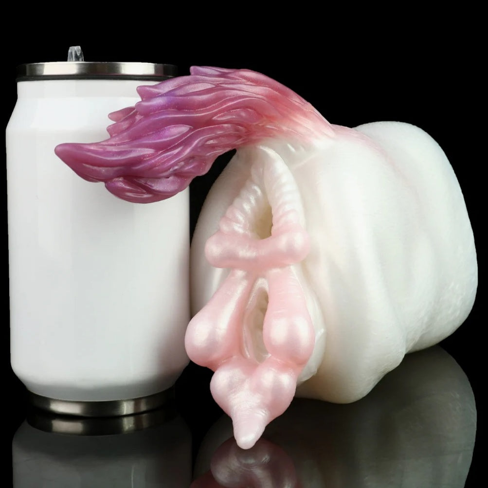 Fantasy Animal Torso Sex Dolls - Dual Channel Masturbator with Skin Texture and Tail
