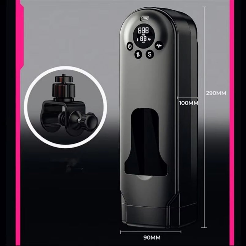 Masturbador Para Hombre Masajes en el Pene - Multi-Funcional Vibrador de Silicona para Masturbación