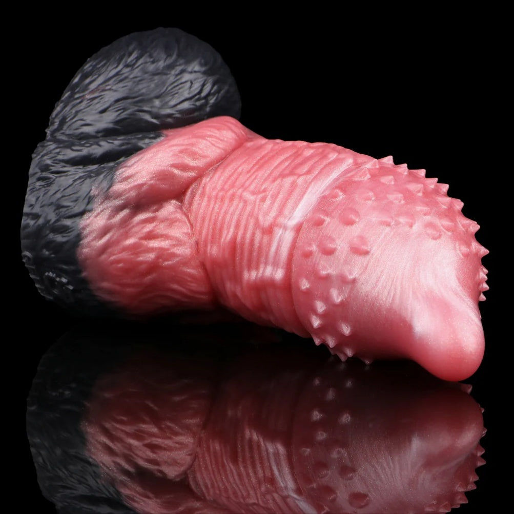 Muñecas Sexuales de Fantasía Dildo de Torso "Monster Cock" con Pinchos – Juguete 2 en 1 para Masturbación y Funda Extensora