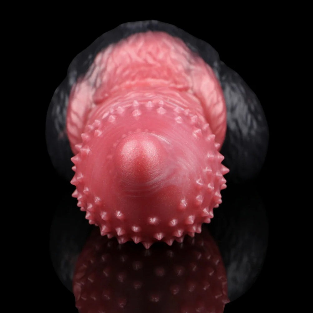 Muñecas Sexuales de Fantasía Dildo de Torso "Monster Cock" con Pinchos – Juguete 2 en 1 para Masturbación y Funda Extensora