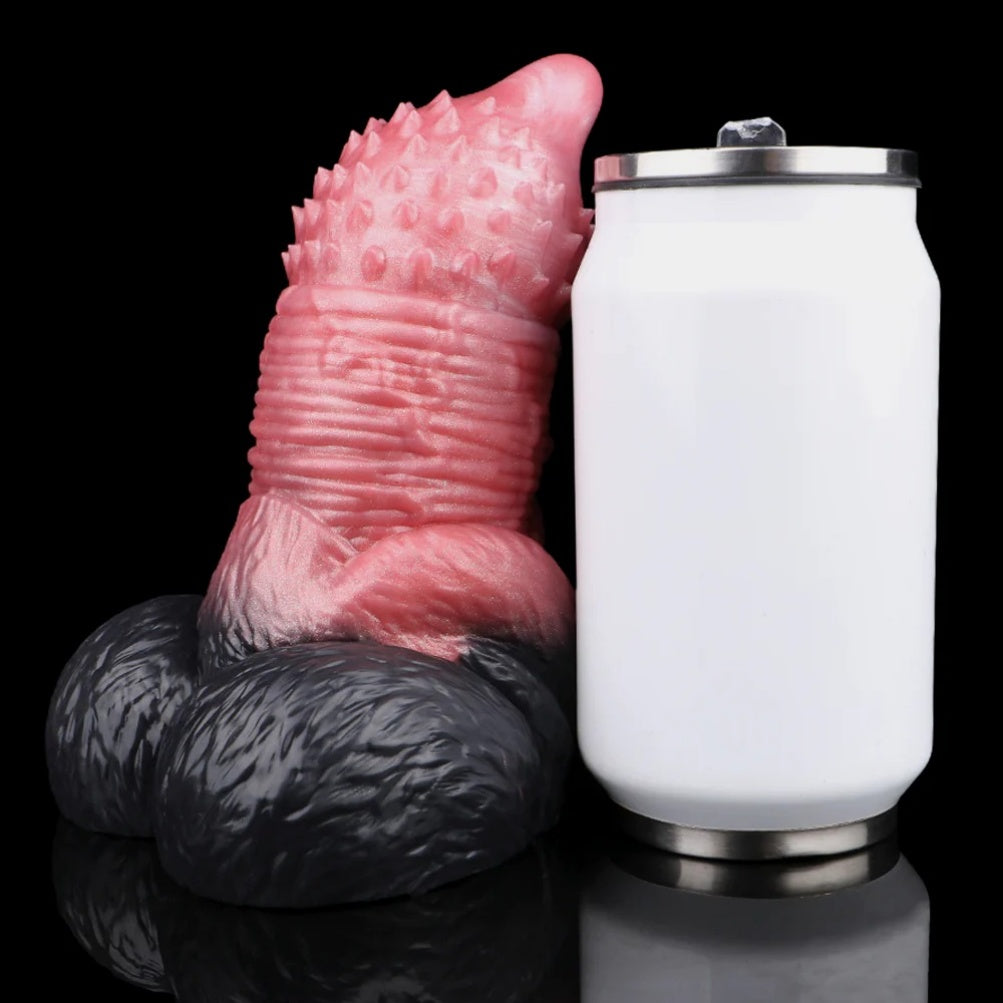 Muñecas Sexuales de Fantasía Dildo de Torso "Monster Cock" con Pinchos – Juguete 2 en 1 para Masturbación y Funda Extensora