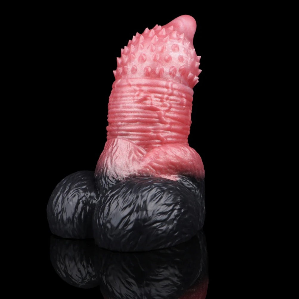 Muñecas Sexuales de Fantasía Dildo de Torso "Monster Cock" con Pinchos – Juguete 2 en 1 para Masturbación y Funda Extensora