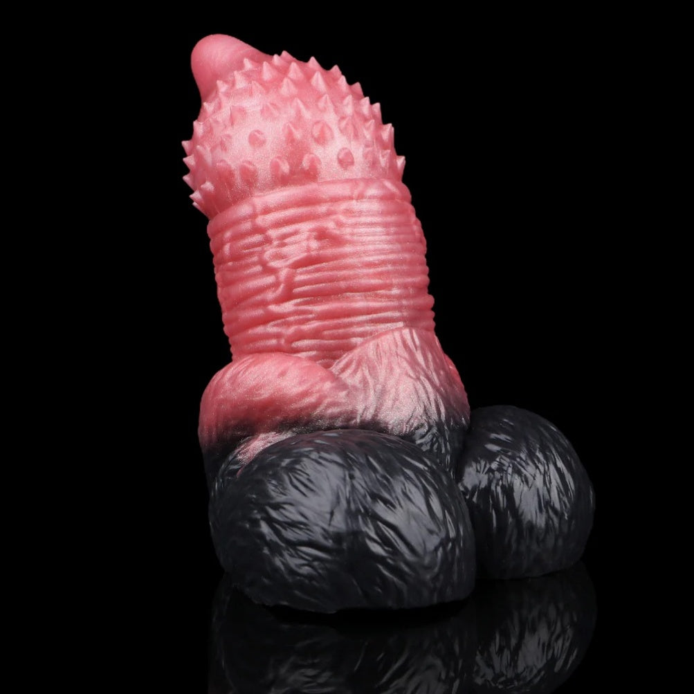 Muñecas Sexuales de Fantasía Dildo de Torso "Monster Cock" con Pinchos – Juguete 2 en 1 para Masturbación y Funda Extensora