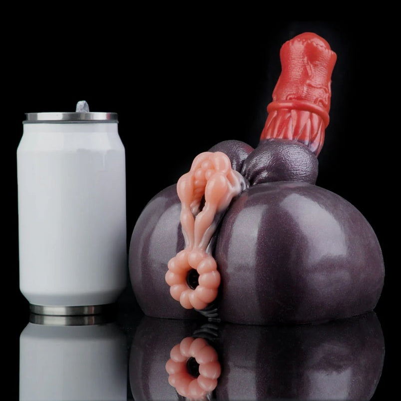 Fantasy Torso Monster Dildo and Sex Doll - 2-in-1 Hybrid Silicone Toy for Couples