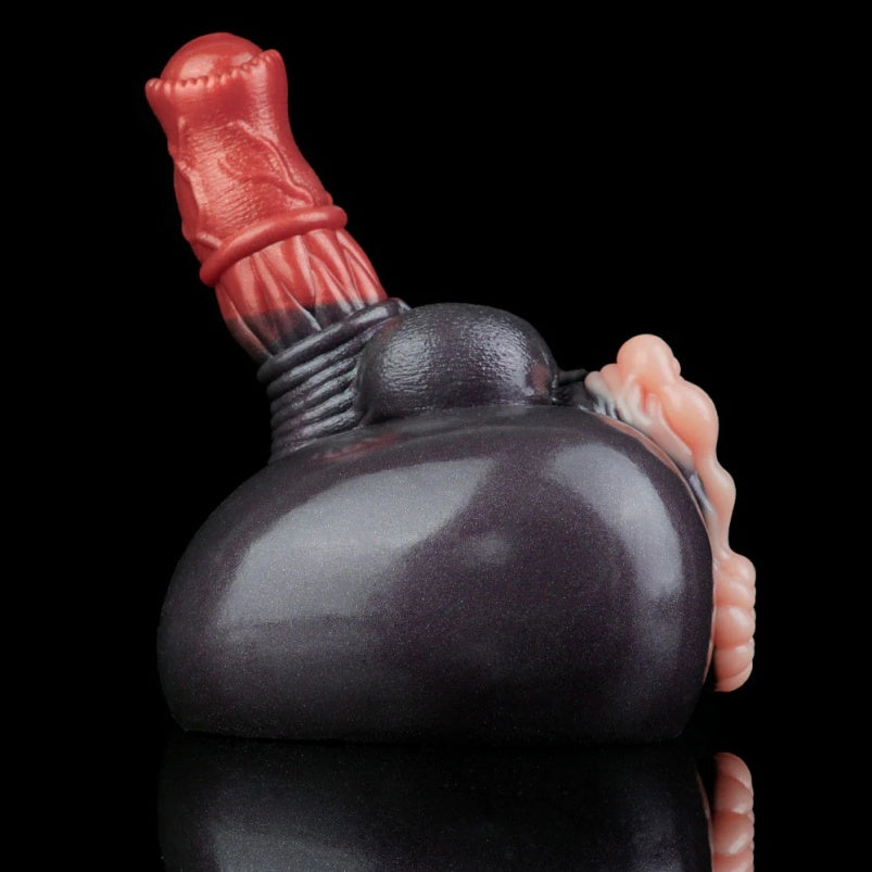Fantasy Torso Monster Dildo and Sex Doll - 2-in-1 Hybrid Silicone Toy for Couples