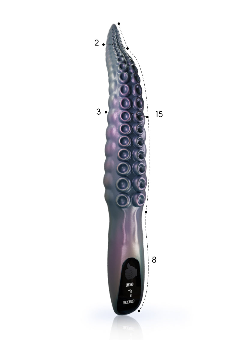 Octopus Tentacle Vibrating Dildo - G-Spot Stimulation and Prostate Massage