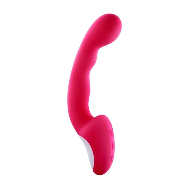 Vibrador Dildo de Silicona Líquida para Masaje Vaginal y Punto G – Estimulación Triple A-G-U con 30 Modos de Vibración