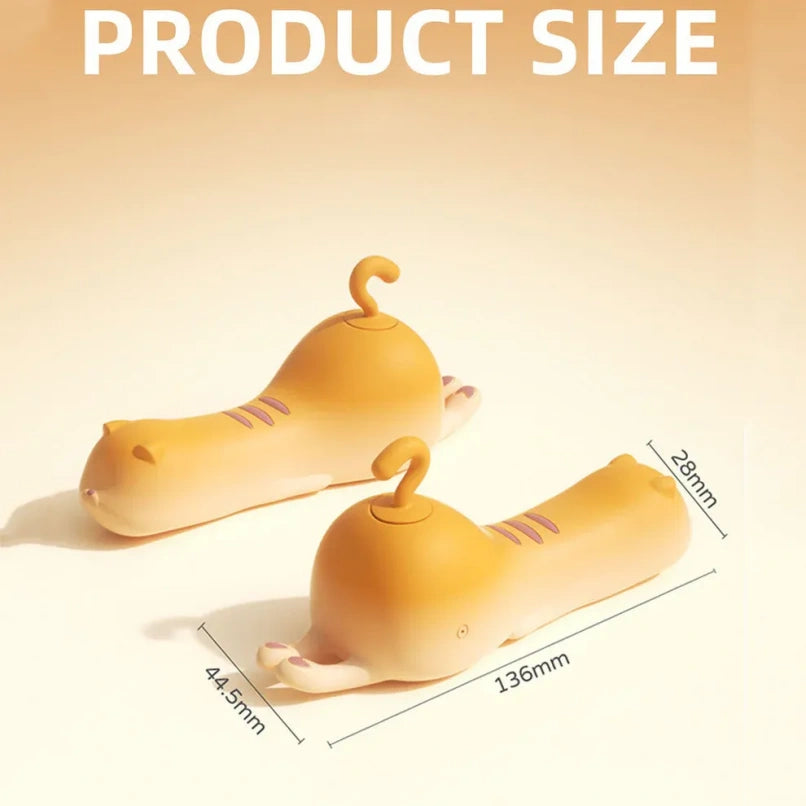 Vibrador clitoriano discreto em formato de gato com sucção – Ideal para proporcionar orgasmos femininos e um presente perfeito.