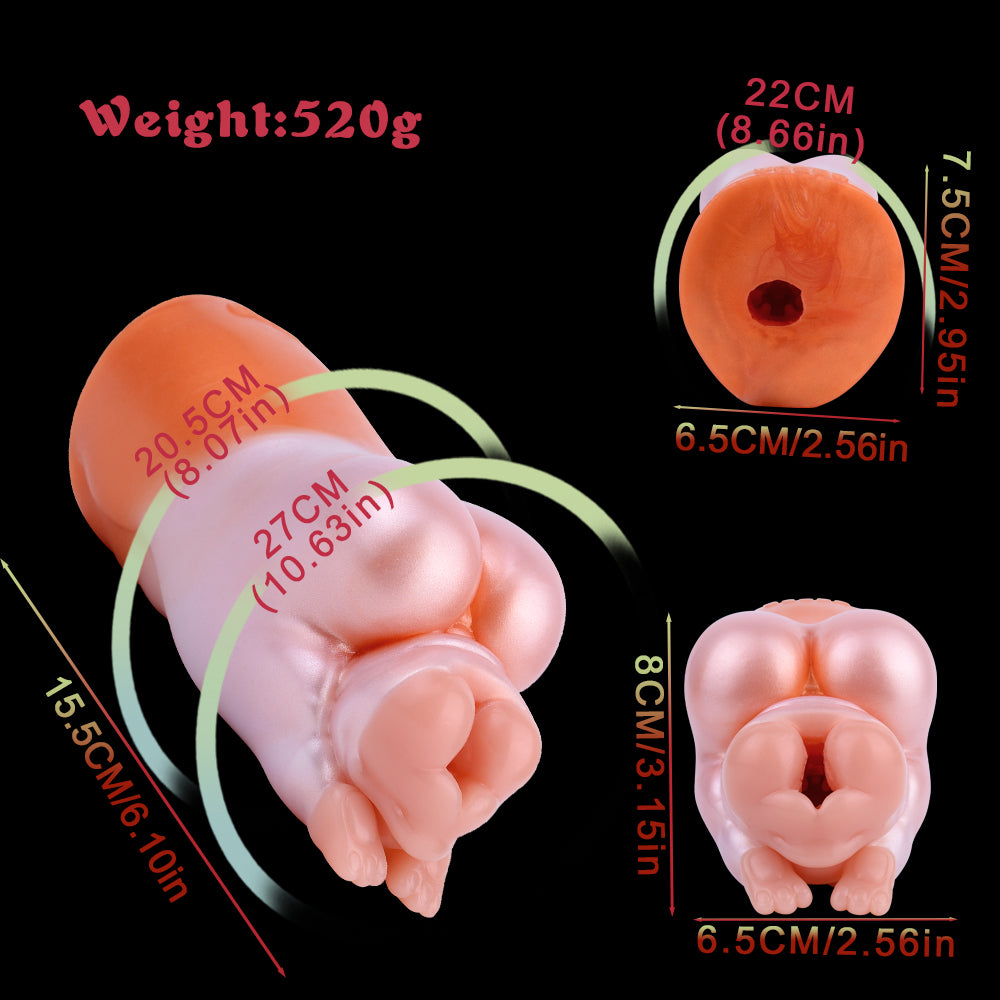 Molde de Silicona "Corgi Fantasía" — Herramienta Masculina de Placer con Sensación Ligera y Suave