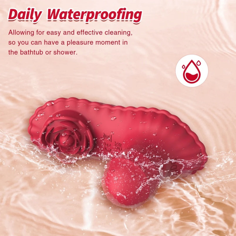 Vibrador Strap-on com dupla estimulação - Massageador vaginal e estimulador clitoriano com controle remoto