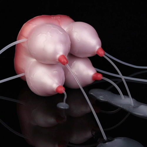 Fantasy Sex Doll "Squirting Cow" - Penis Massager with Dual Stimulation and Realistic Texture