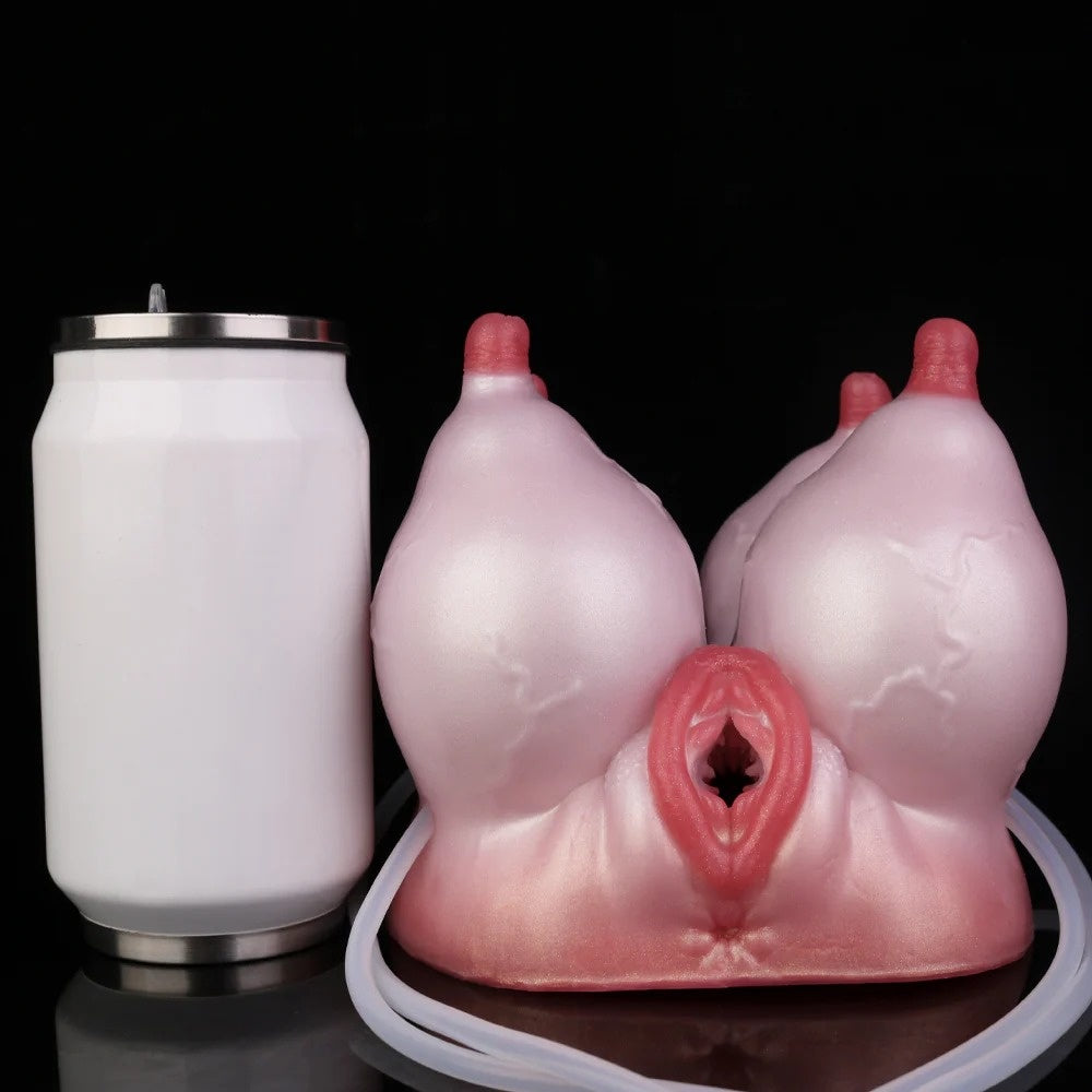 Fantasy Sex Doll "Squirting Cow" - Penis Massager with Dual Stimulation and Realistic Texture