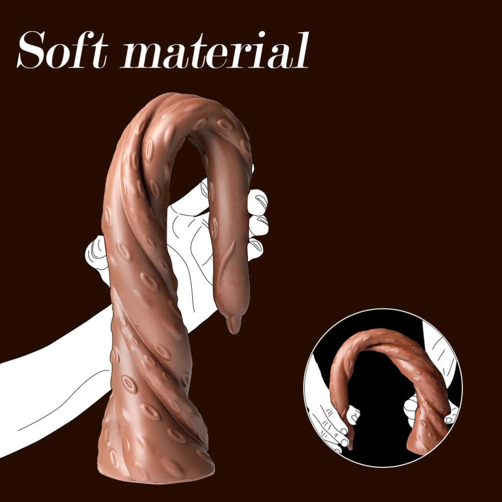 Extra Largo Monster Tentacle Dildo Anal – Silicona Carnosa para Orgasmo Femenino