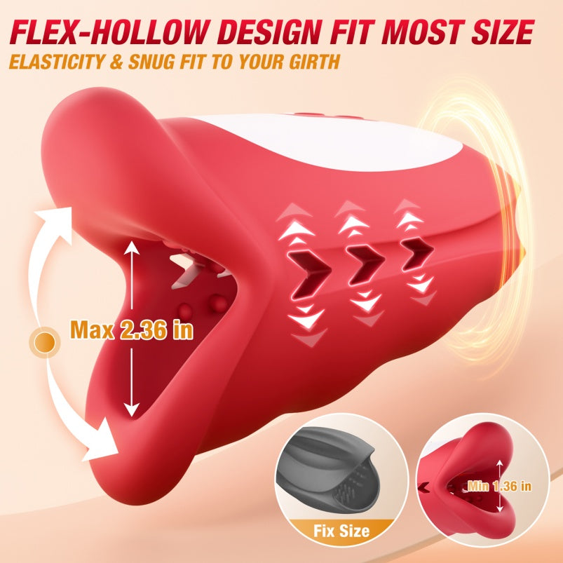 Masturbador de Boca Realista con Vibración y App - Revolución en Juguetes Sexuales para Hombres y Masturbación Masculina