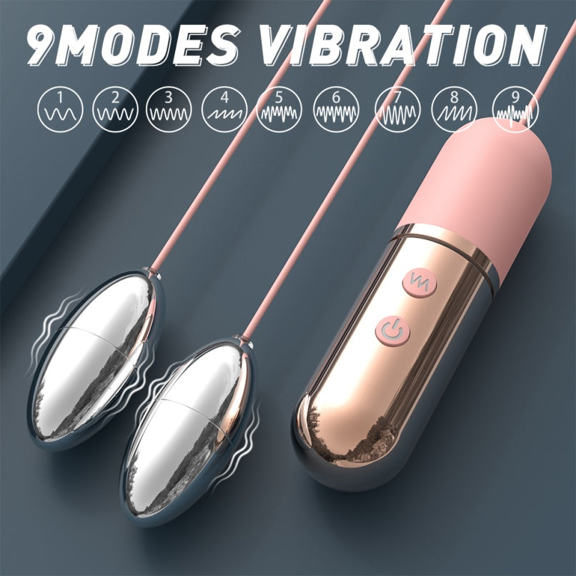 Vibrador Metálico de Acero Inoxidable Doble Butt Plug – Estimulación Anal y Vaginal con Masaje Vaginal para Orgasmo Femenino