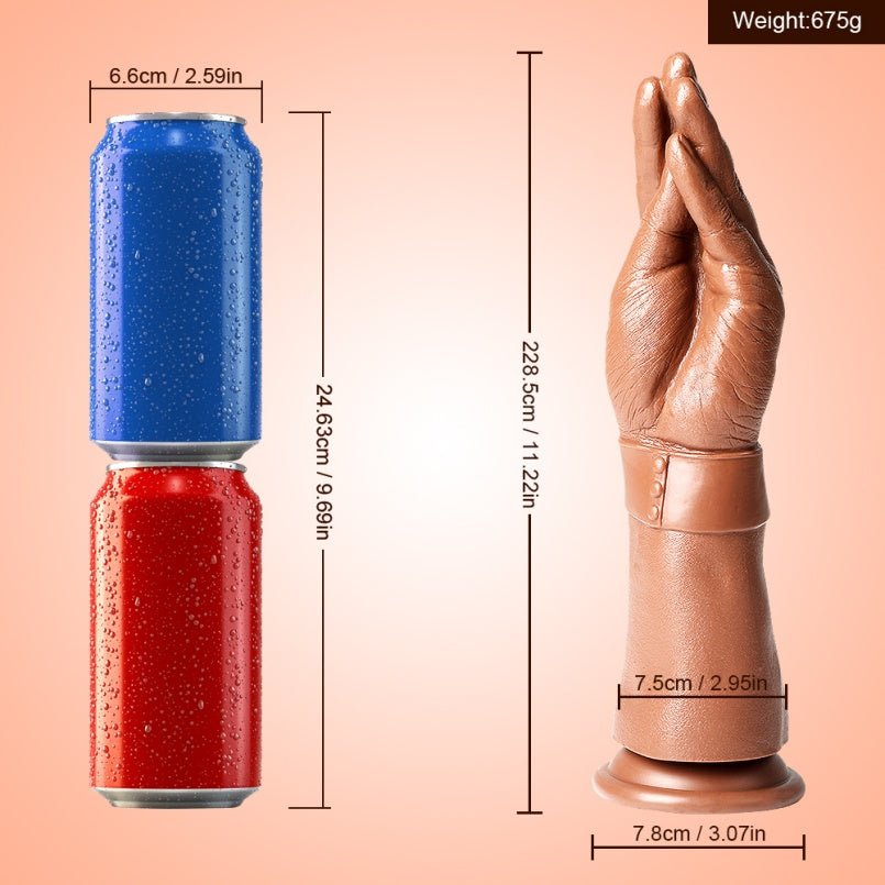 Dildo Anal de Fantasía Realista en Forma de Puño – Silicona para Expansión Vaginal y Orgasmo Femenino.