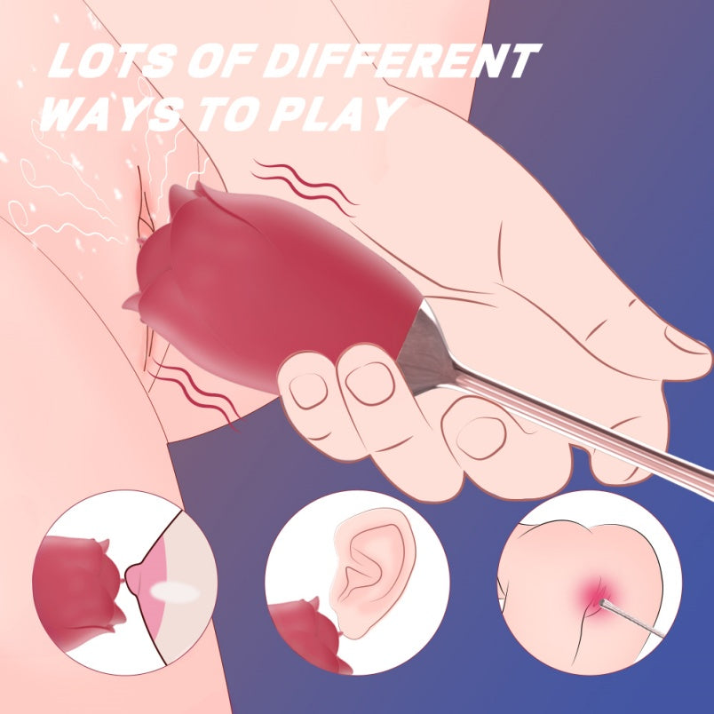 Succionador de Clítoris Rosa con Vibrador – Masaje Vaginal y Placer Femenino Total