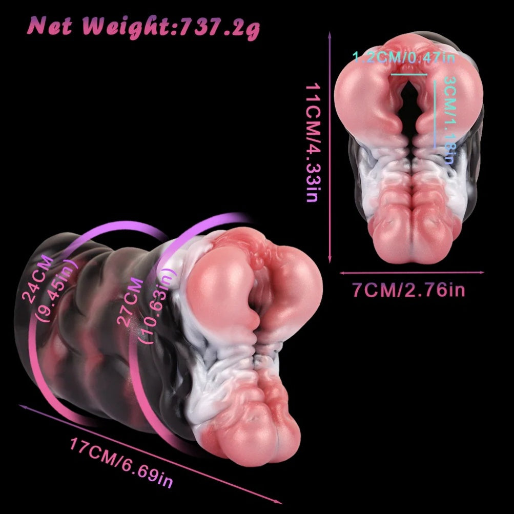 Animal Fantasy Sex Doll with Skin Texture – Dual Channel Male Masturbator with Exotic Vagina Types