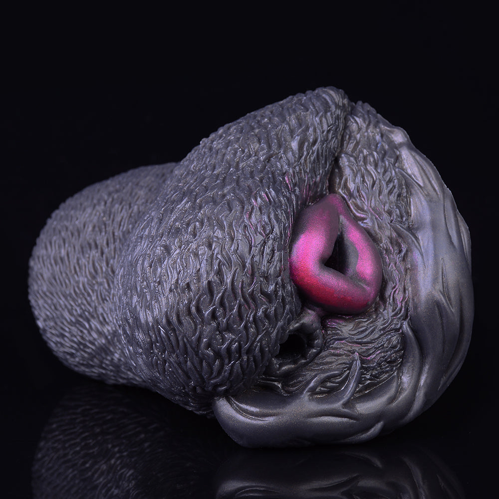 Vibrating Silicone Fantasy Horse Mold — Male Penis Massage Sex Toys