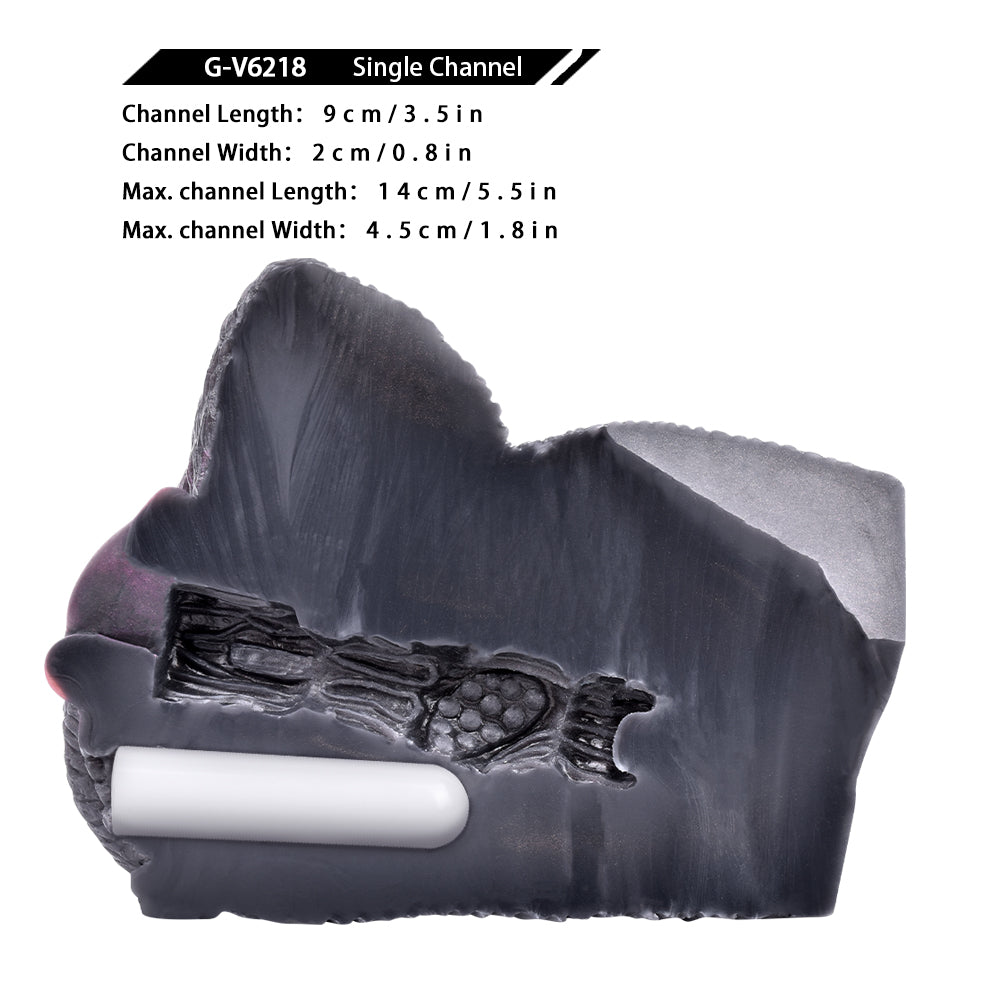 Vibrating Silicone Fantasy Horse Mold — Male Penis Massage Sex Toys