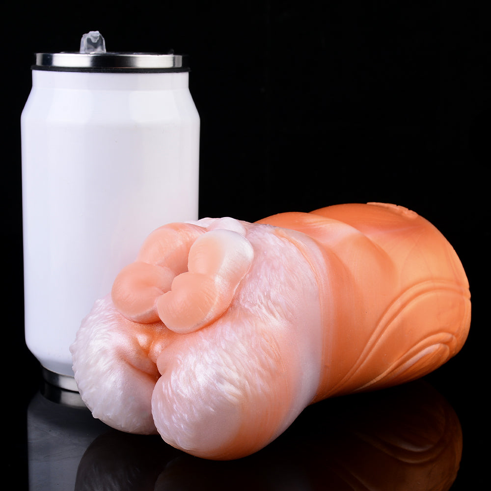 Molde de Silicona Fantasía Mapache — Herramienta de Masturbación Masculina con Doble Estimulación y Masaje del Pene