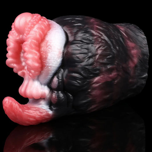 Fantasy Silicone Sex Doll - "Furry" Bear Torso with Dual Channel Sex Toys for Men