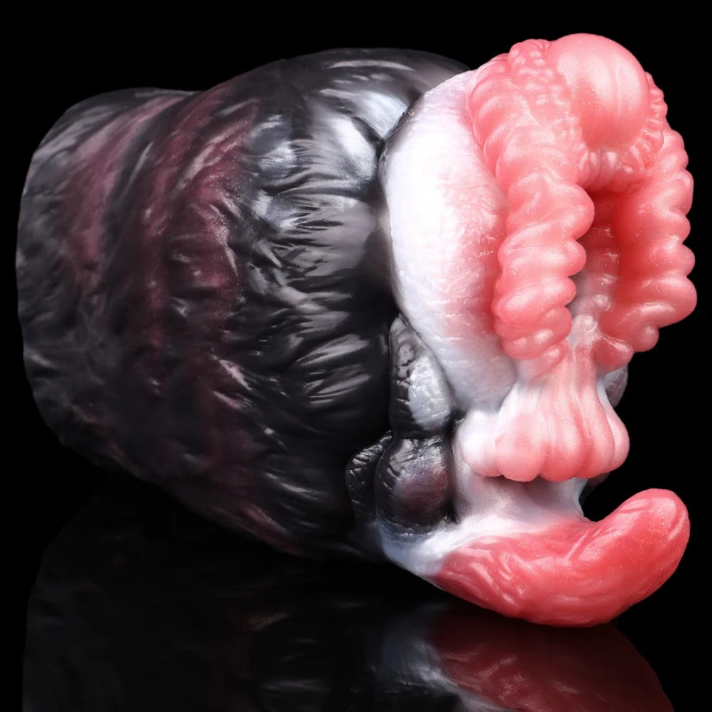 Fantasy Silicone Sex Doll - "Furry" Bear Torso with Dual Channel Sex Toys for Men