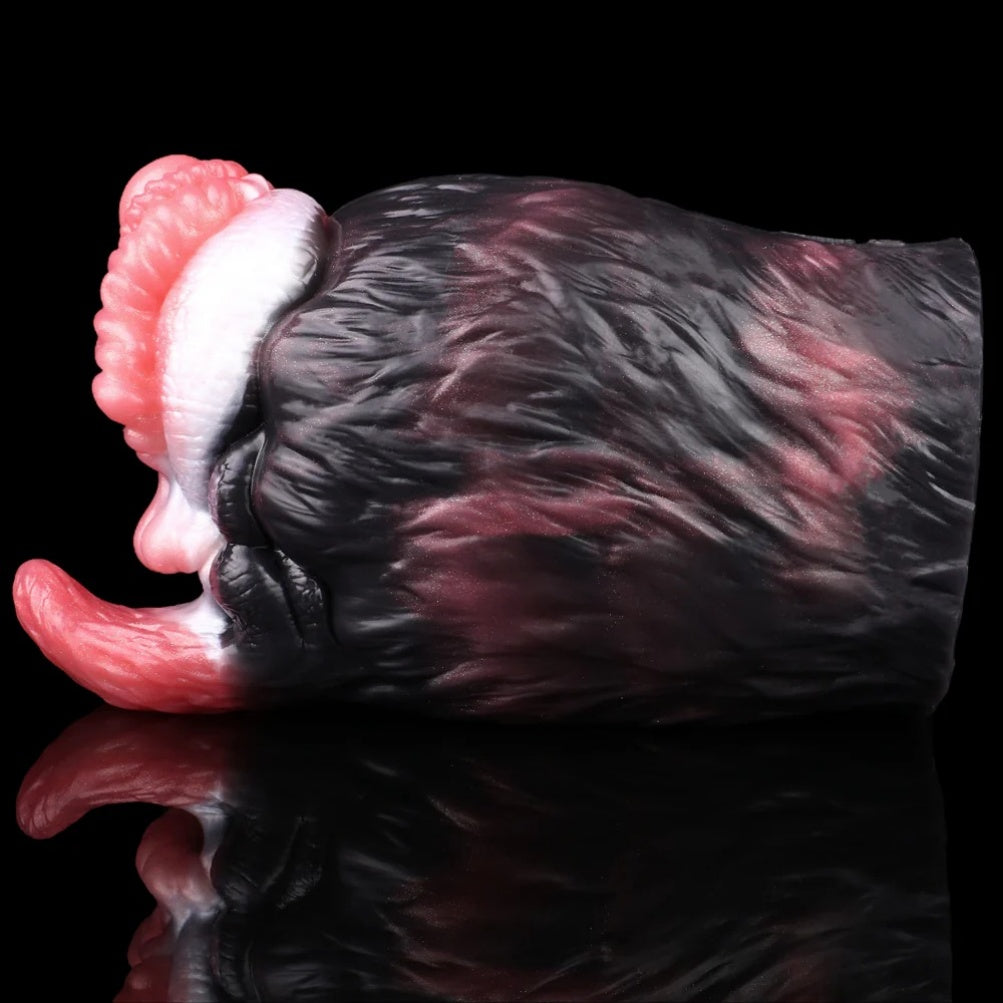 Fantasy Silicone Sex Doll - "Furry" Bear Torso with Dual Channel Sex Toys for Men