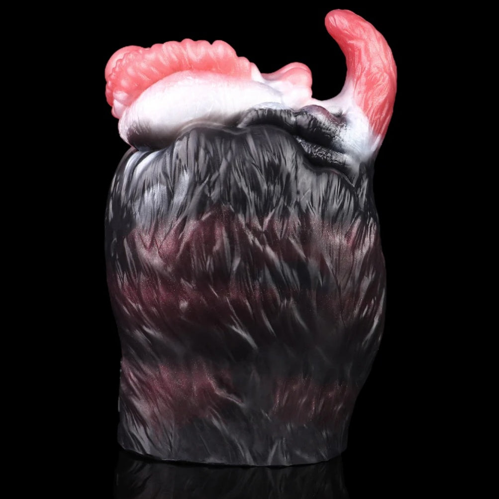 Fantasy Silicone Sex Doll - "Furry" Bear Torso with Dual Channel Sex Toys for Men