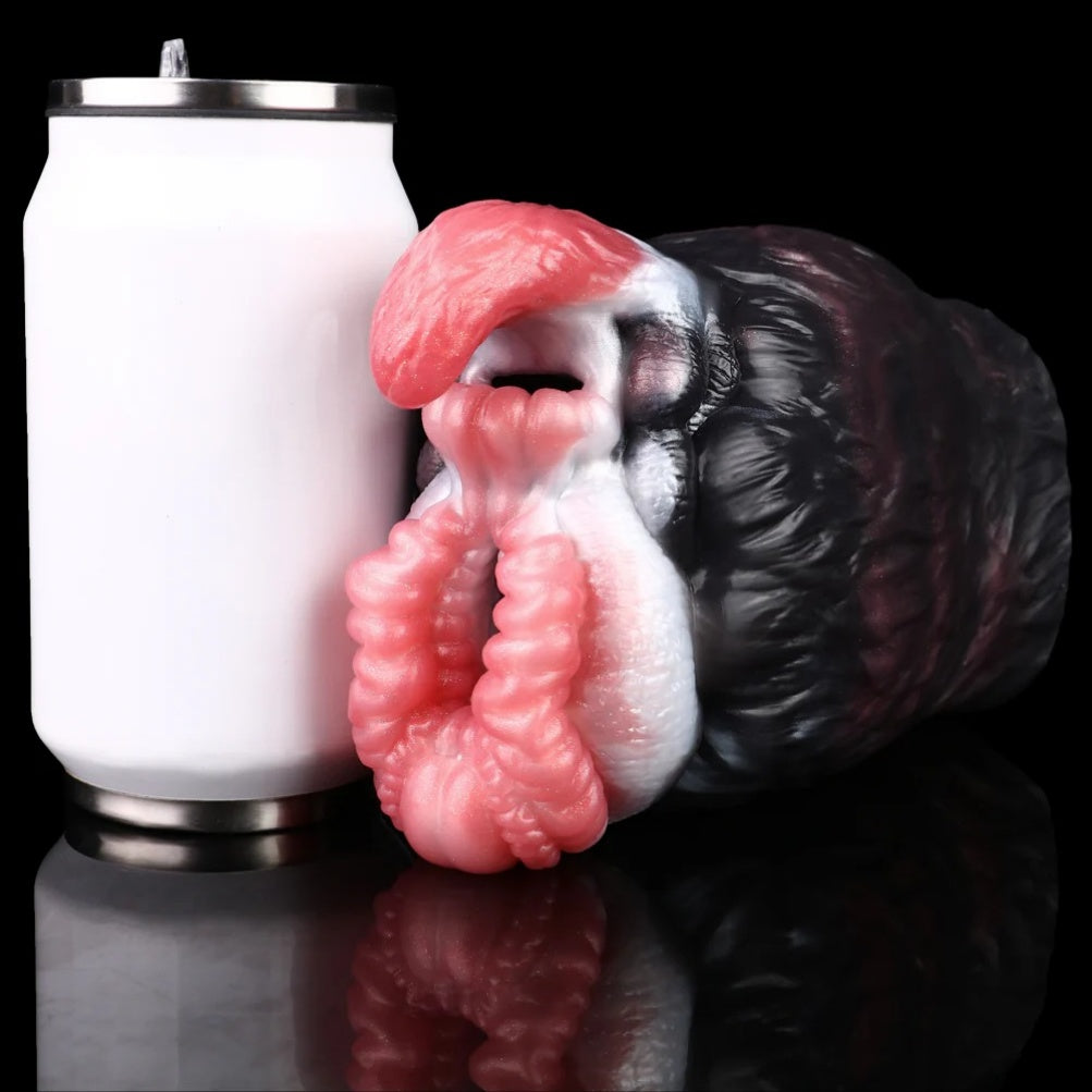 Fantasy Silicone Sex Doll - "Furry" Bear Torso with Dual Channel Sex Toys for Men