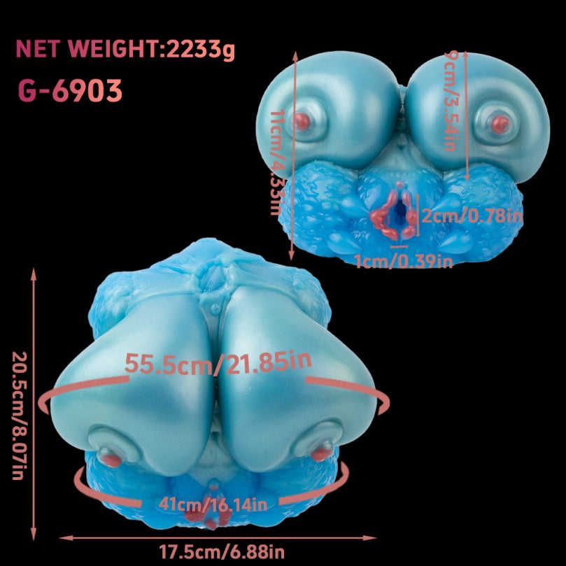 Fantastic Torso Sex Doll with Breasts and Feather Texture – Male Sex Toy Coitus Simulator