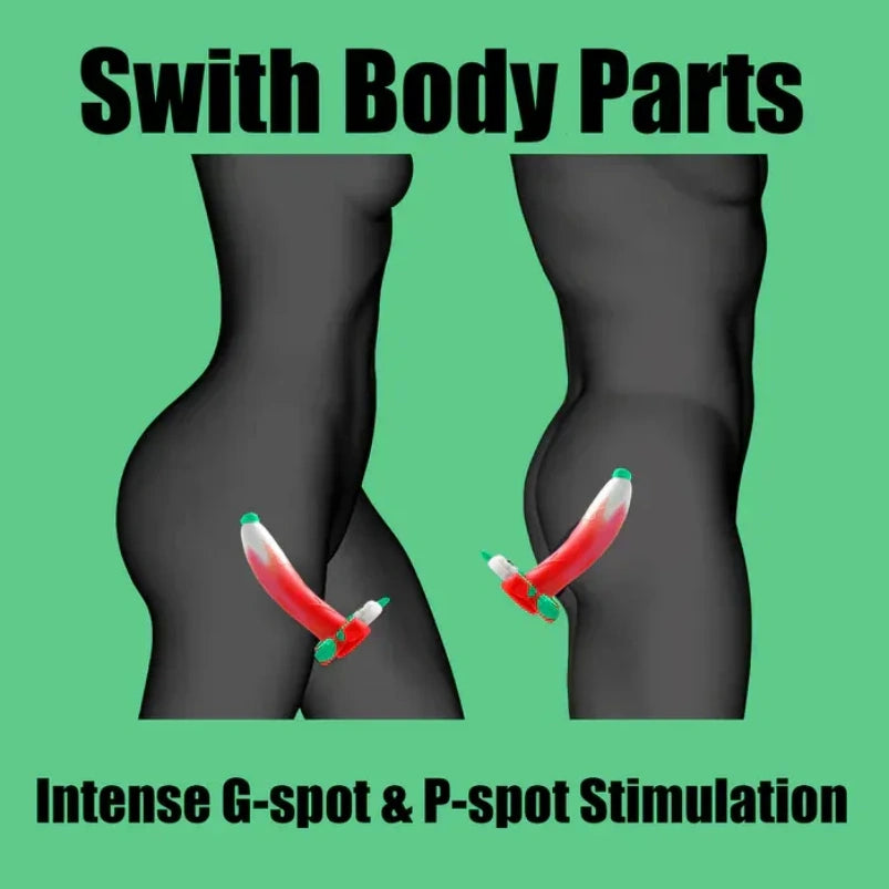 Consolador Navideño "Hombre de Jengibre" – Dildo Gigante de Fantasía para Placer Vaginal Festivo