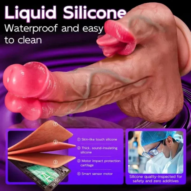 Vibrador Fantasía Doble Cabeza de Succión para el Clítoris - El Juguete Definitivo para la Estimulación Femenina